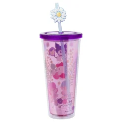 Silver Buffalo Hello Kitty and Friends 24oz Floral Travel Tumbler
