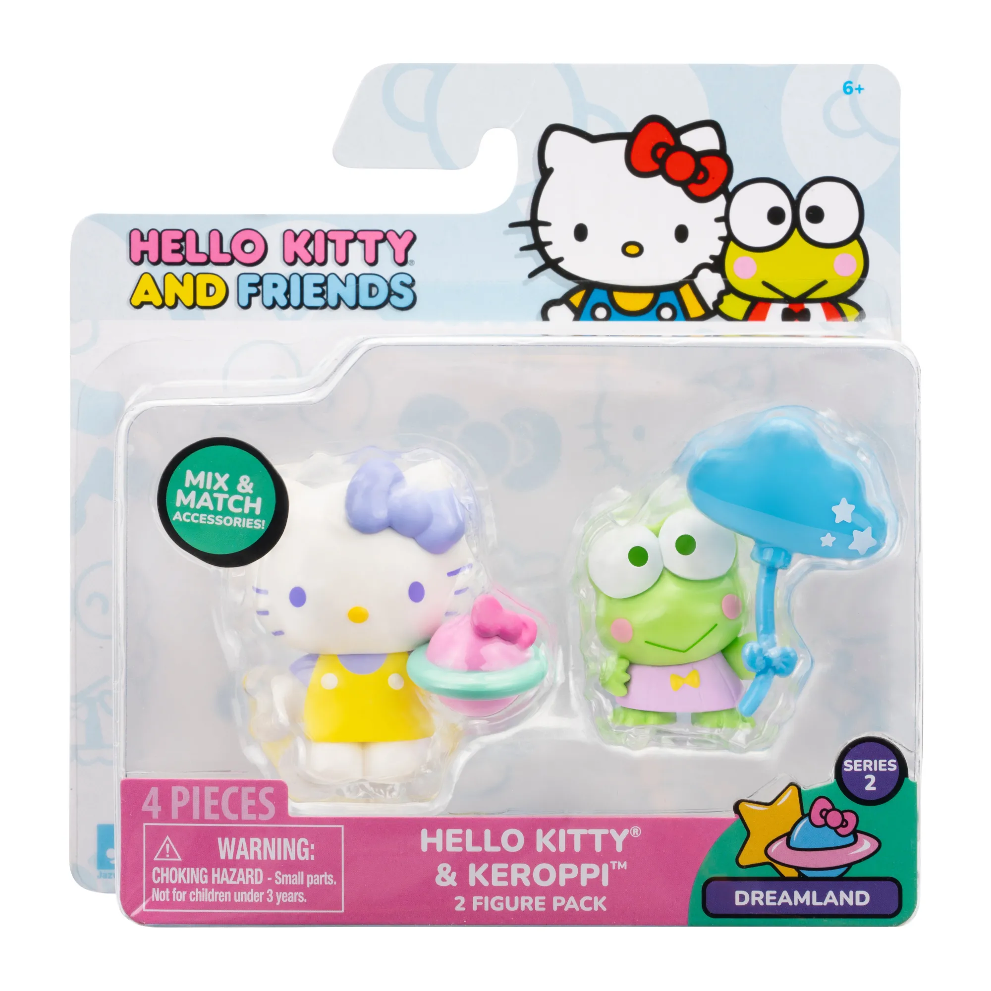License 2 Play Toys Hello Kitty and Friends 2-pc Figure Pack (Series 2: Dreamland)