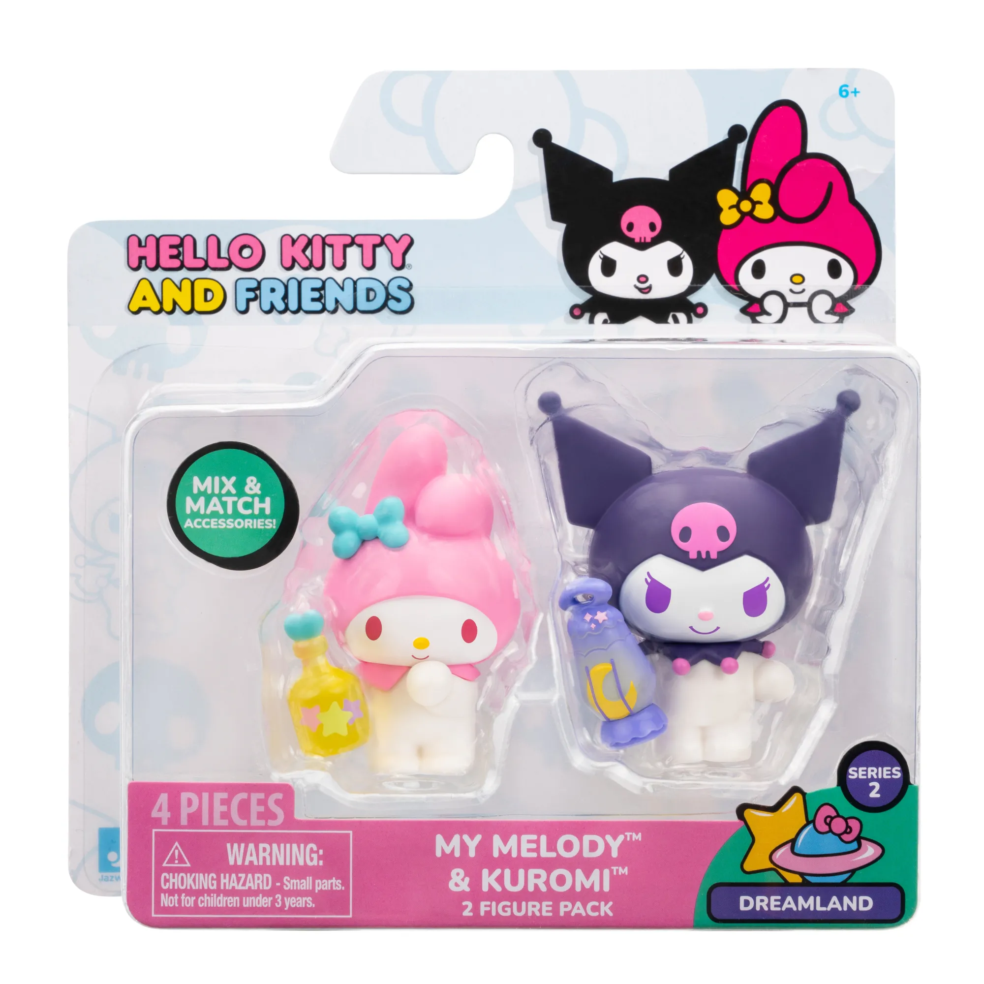 License 2 Play Toys Hello Kitty and Friends 2-pc Figure Pack (Series 2: Dreamland)