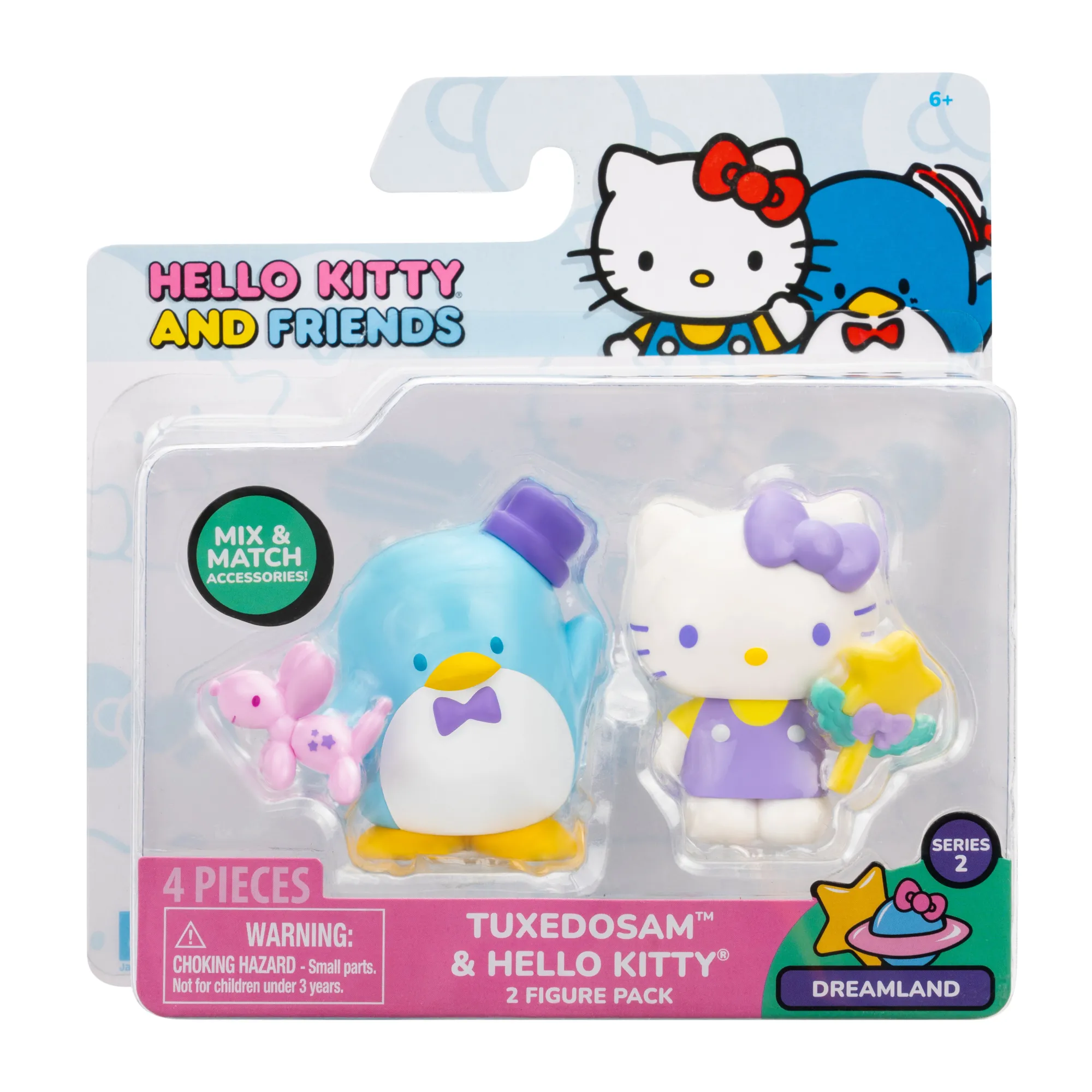 License 2 Play Toys Hello Kitty and Friends 2-pc Figure Pack (Series 2: Dreamland)