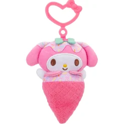 Jazwares Hello Kitty and Friends 4-pc Ice Cream Plush Mascot Keychain Set