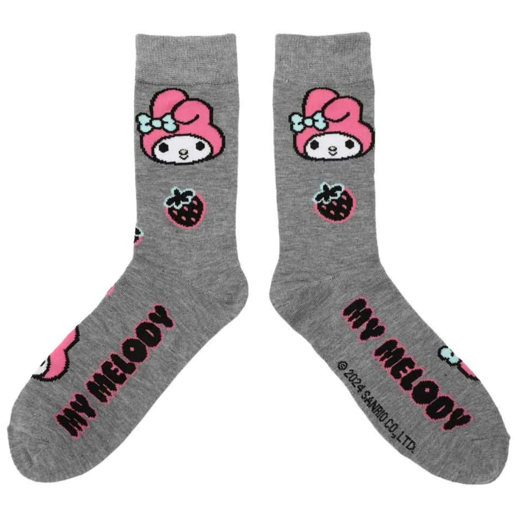 BIOWORLD Hello Kitty and Friends 4-Pc Crew Sock Set