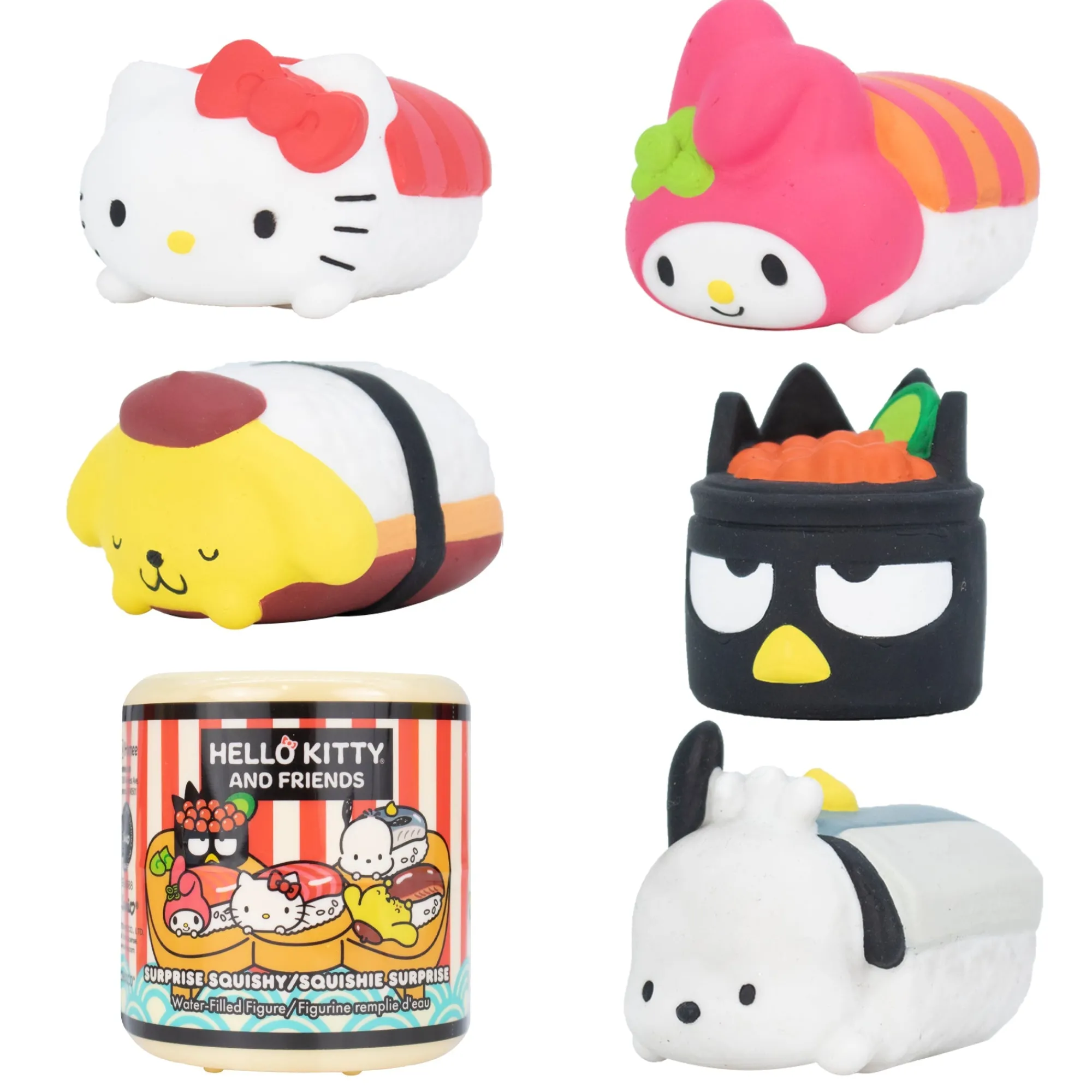 Hamee.com - Hamee US Hello Kitty and Friends Sushi Capsule Squishies (Series 4)