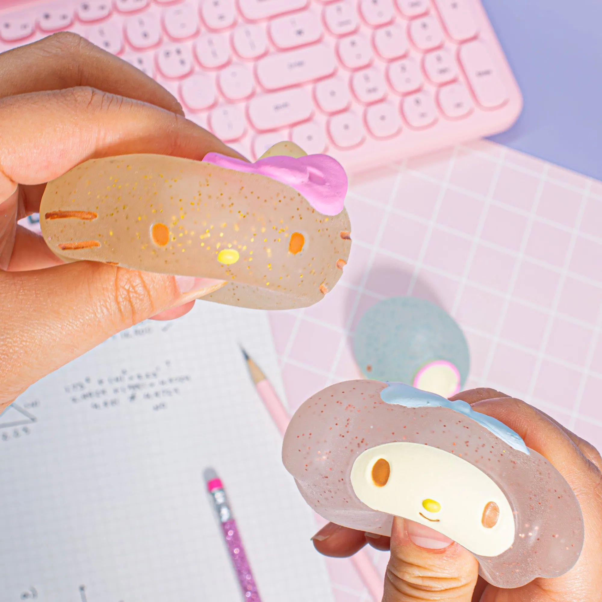 Hamee.com - Hamee US Hello Kitty and Friends Steamed Bun Squishy 3-pc Gift Set