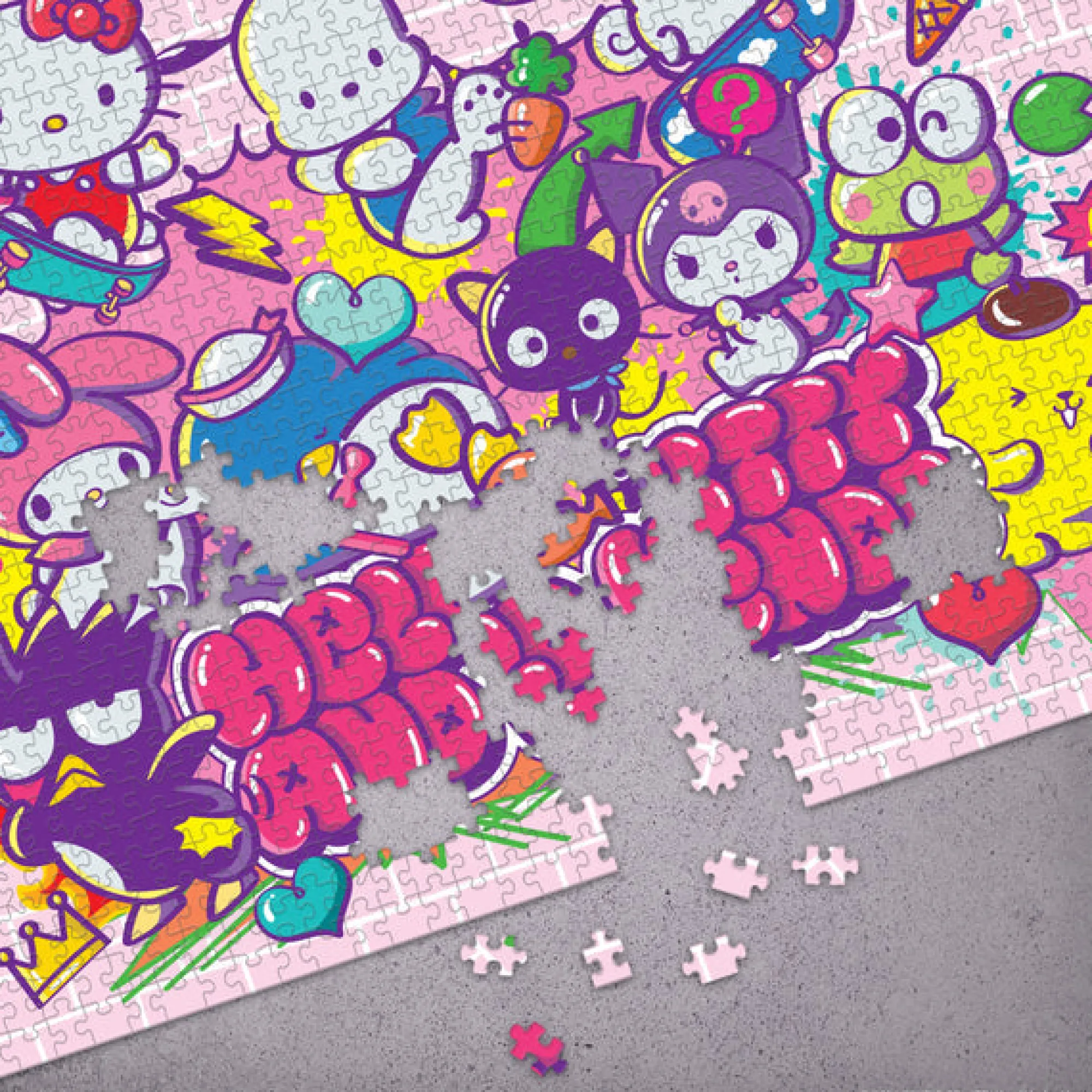 USAopoly Inc Hello Kitty and Friends Tokyo Skate 1000-Pc Puzzle