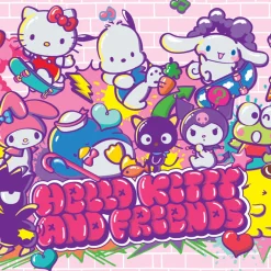 USAopoly Inc Hello Kitty and Friends Tokyo Skate 1000-Pc Puzzle