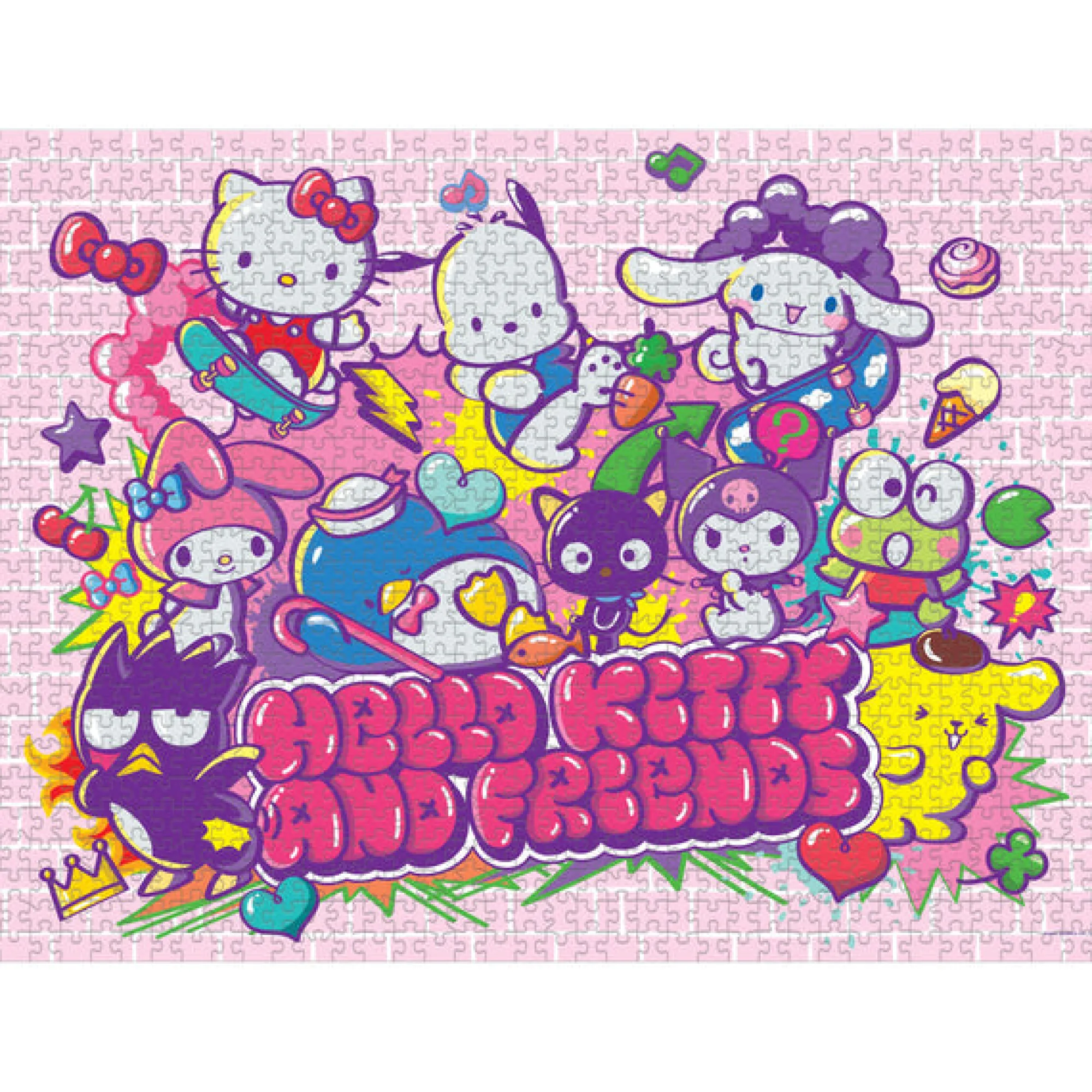 USAopoly Inc Hello Kitty and Friends Tokyo Skate 1000-Pc Puzzle