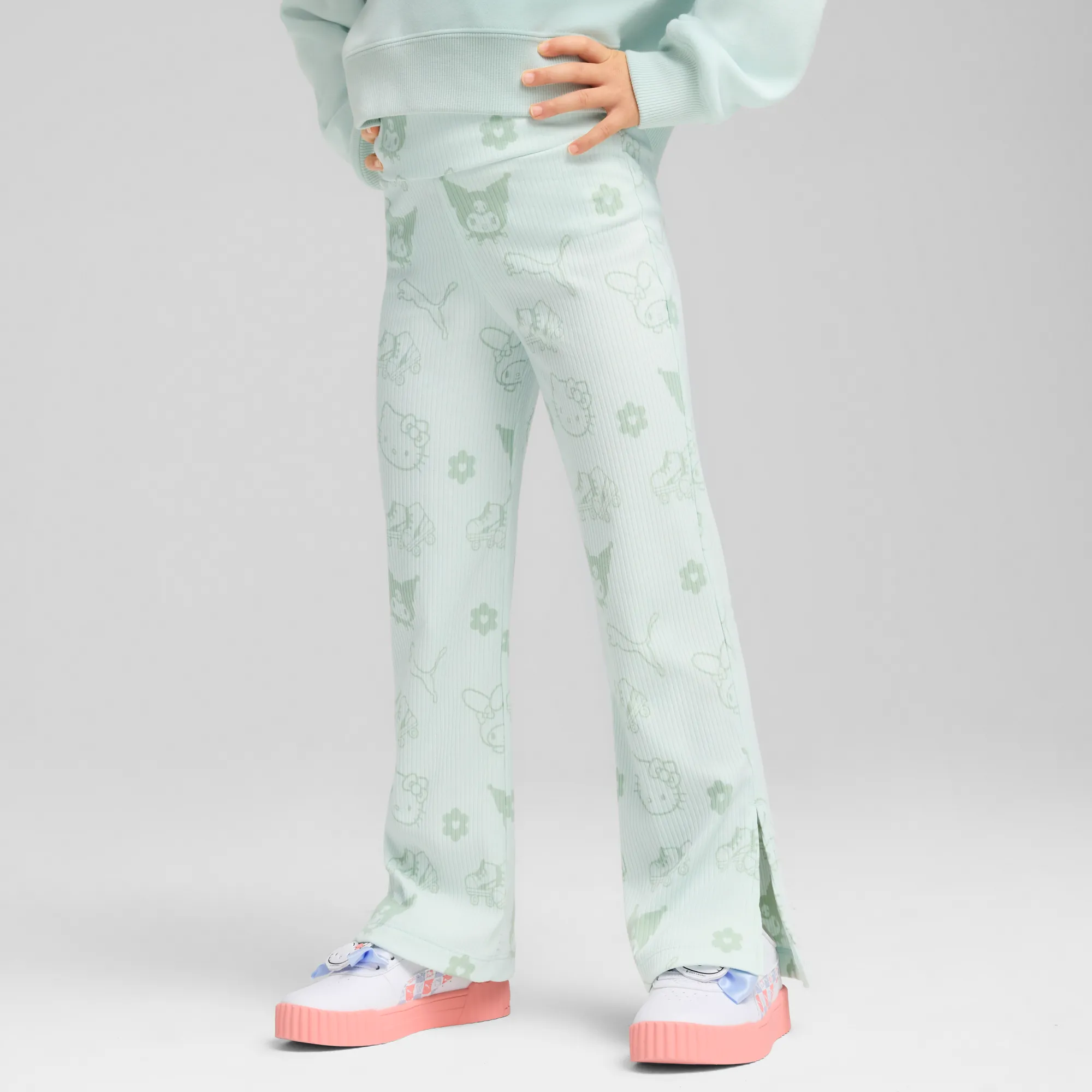 Kids PUMA Hello Kitty and Friends x Kids Ribbed Flared Leggings