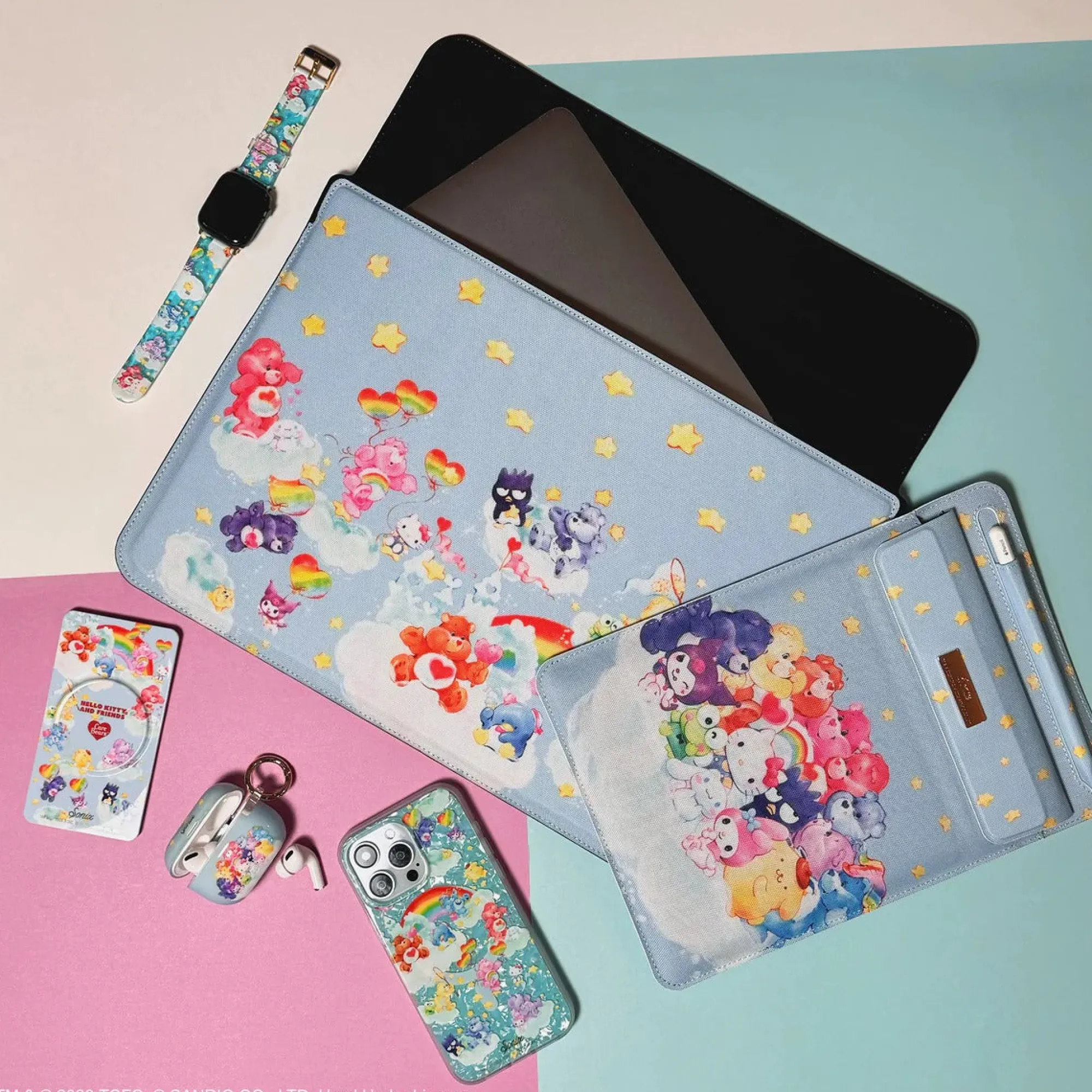 BySonix Inc. Hello Kitty and Friends x Care Bears iPhone Case