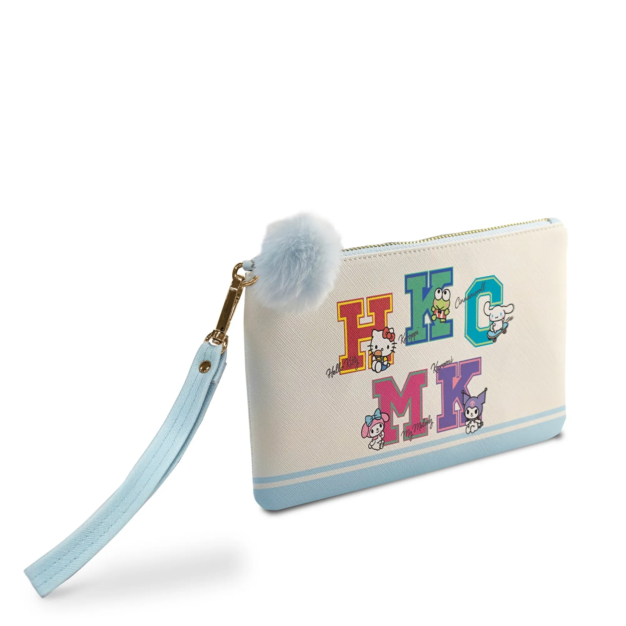 Studio Oh! Hello Kitty and Friends x College Letters Blue Pencil Pouch