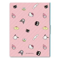 Studio Oh! Hello Kitty and Friends x Pink Pinstripe Casey Notebook with Phone Loop