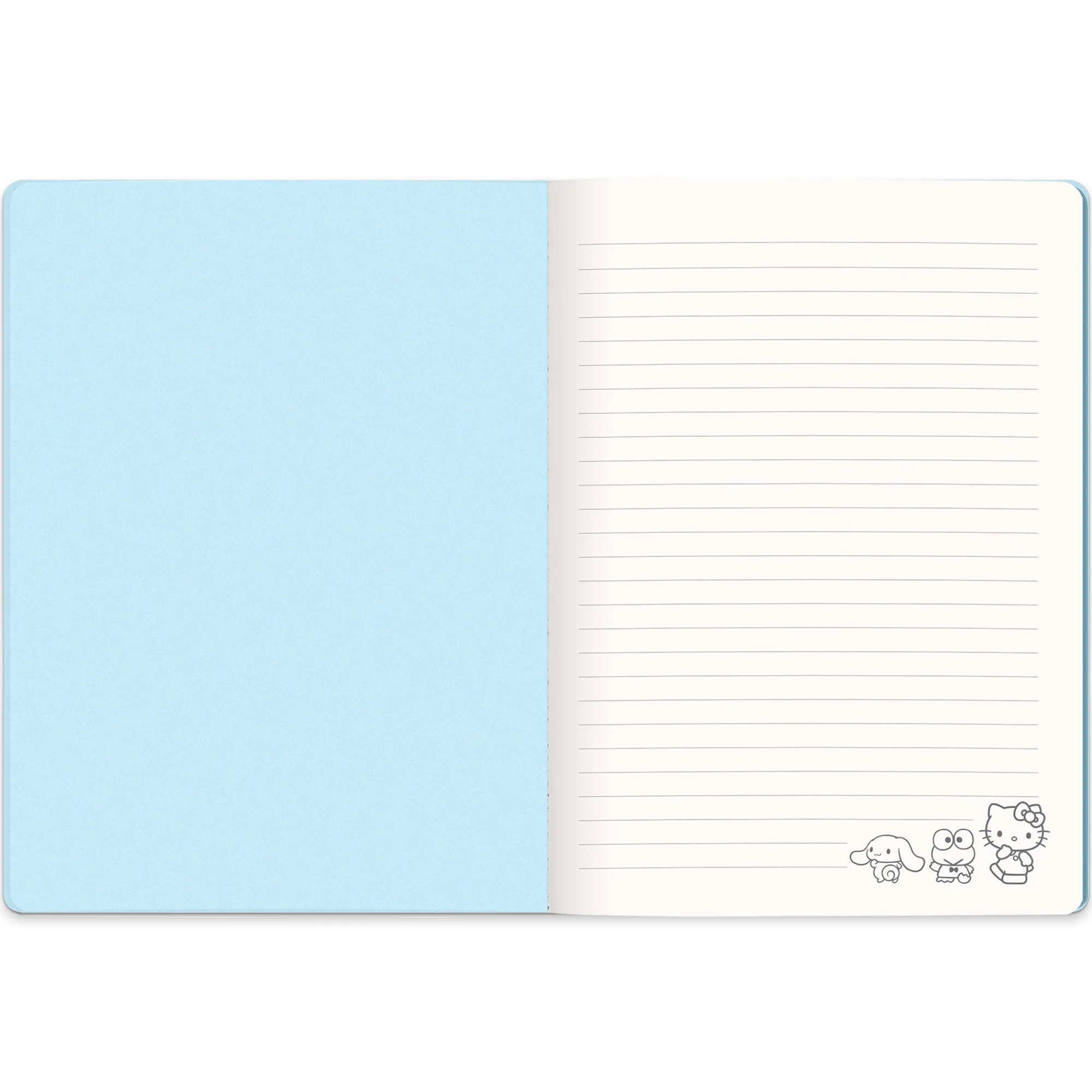 Studio Oh! Hello Kitty and Friends x Pink Pinstripe Casey Notebook with Phone Loop