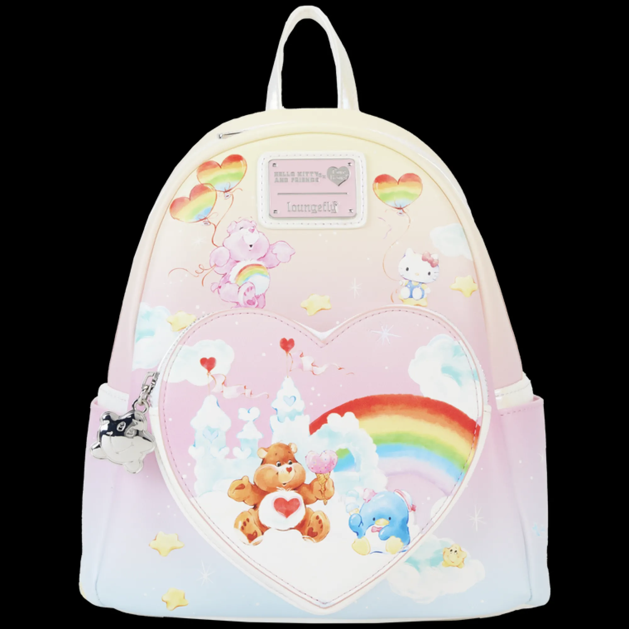 Loungefly Hello Kitty and Friends x Care Bears Care-A-Lot Mini Backpack