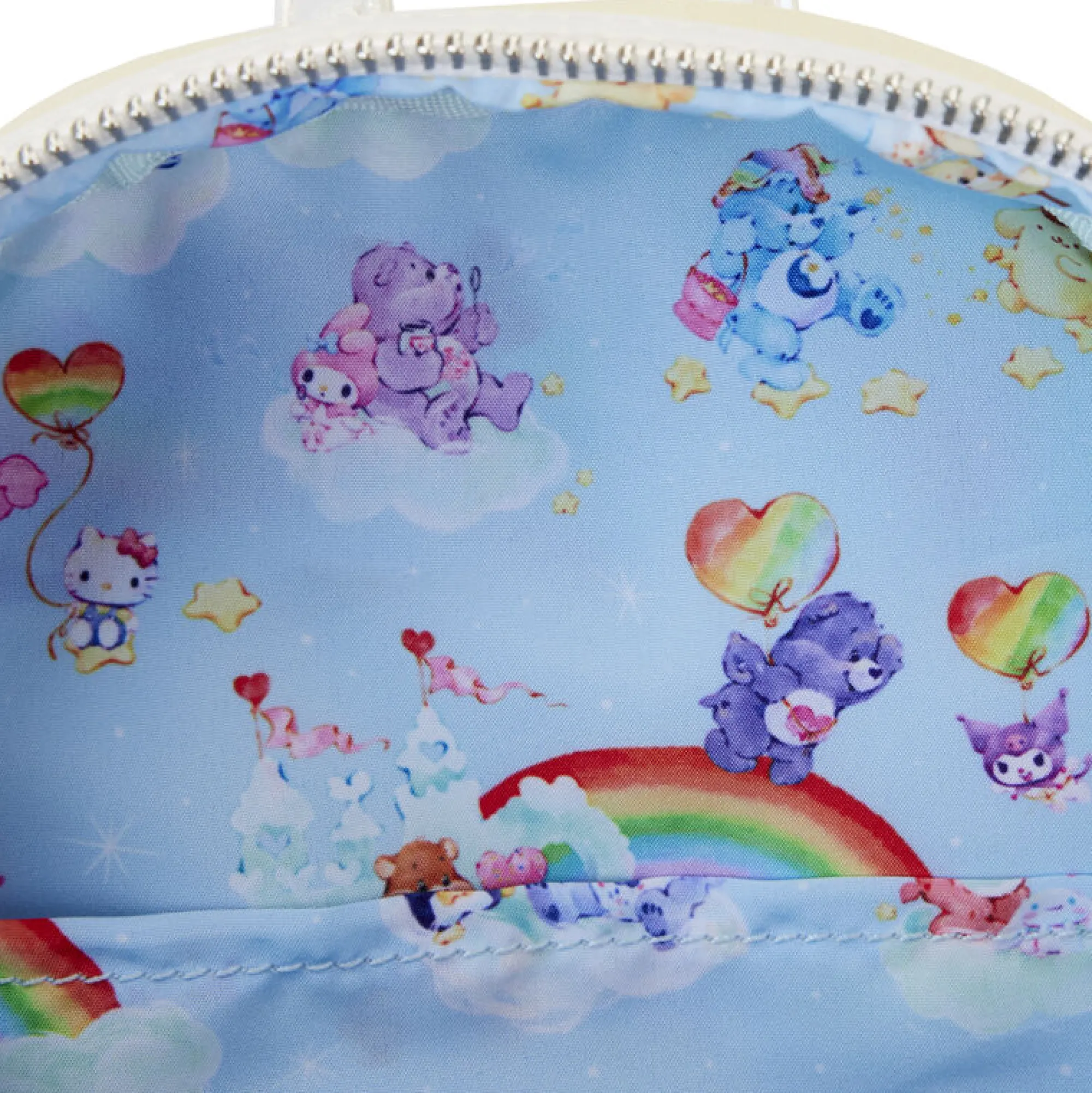 Loungefly Hello Kitty and Friends x Care Bears Care-A-Lot Mini Backpack