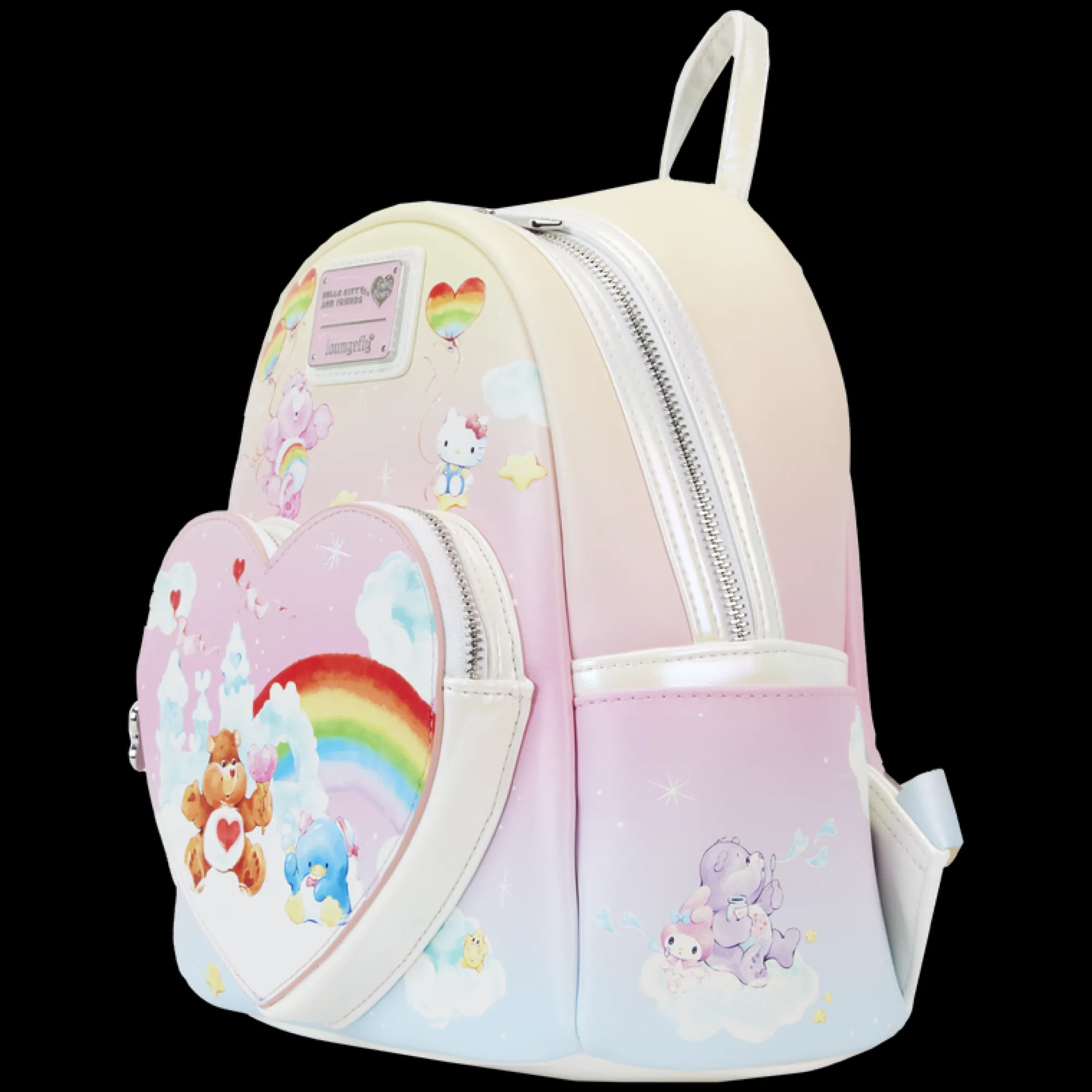 Loungefly Hello Kitty and Friends x Care Bears Care-A-Lot Mini Backpack
