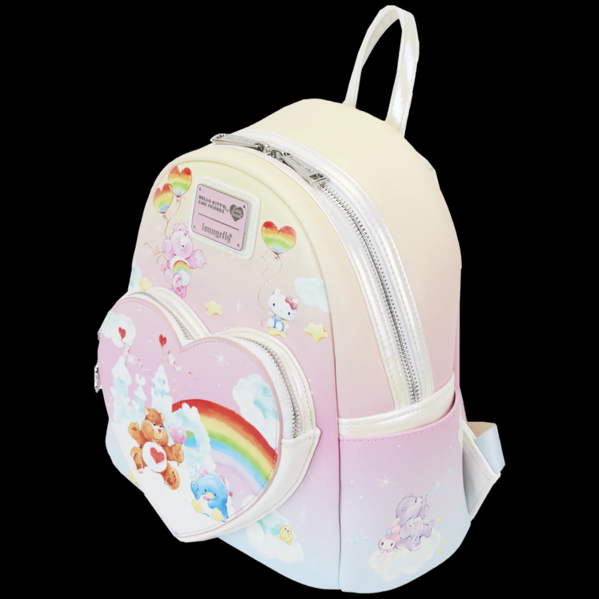 Loungefly Hello Kitty and Friends x Care Bears Care-A-Lot Mini Backpack