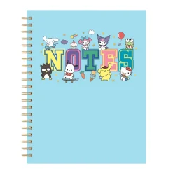 Studio Oh! Hello Kitty and Friends x College Letters Blue Extra-Large Spiral Notebook