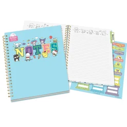 Studio Oh! Hello Kitty and Friends x College Letters Blue Extra-Large Spiral Notebook