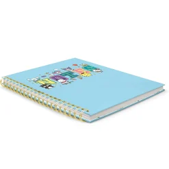 Studio Oh! Hello Kitty and Friends x College Letters Blue Extra-Large Spiral Notebook