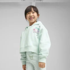 Kids PUMA Hello Kitty and Friends x Kids Relaxed Cropped Graphic Hoodie