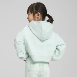 Kids PUMA Hello Kitty and Friends x Kids Relaxed Cropped Graphic Hoodie