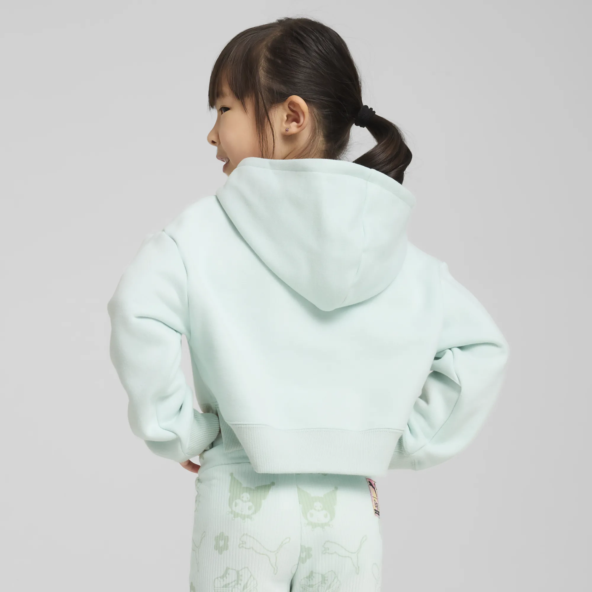 Kids PUMA Hello Kitty and Friends x Kids Relaxed Cropped Graphic Hoodie