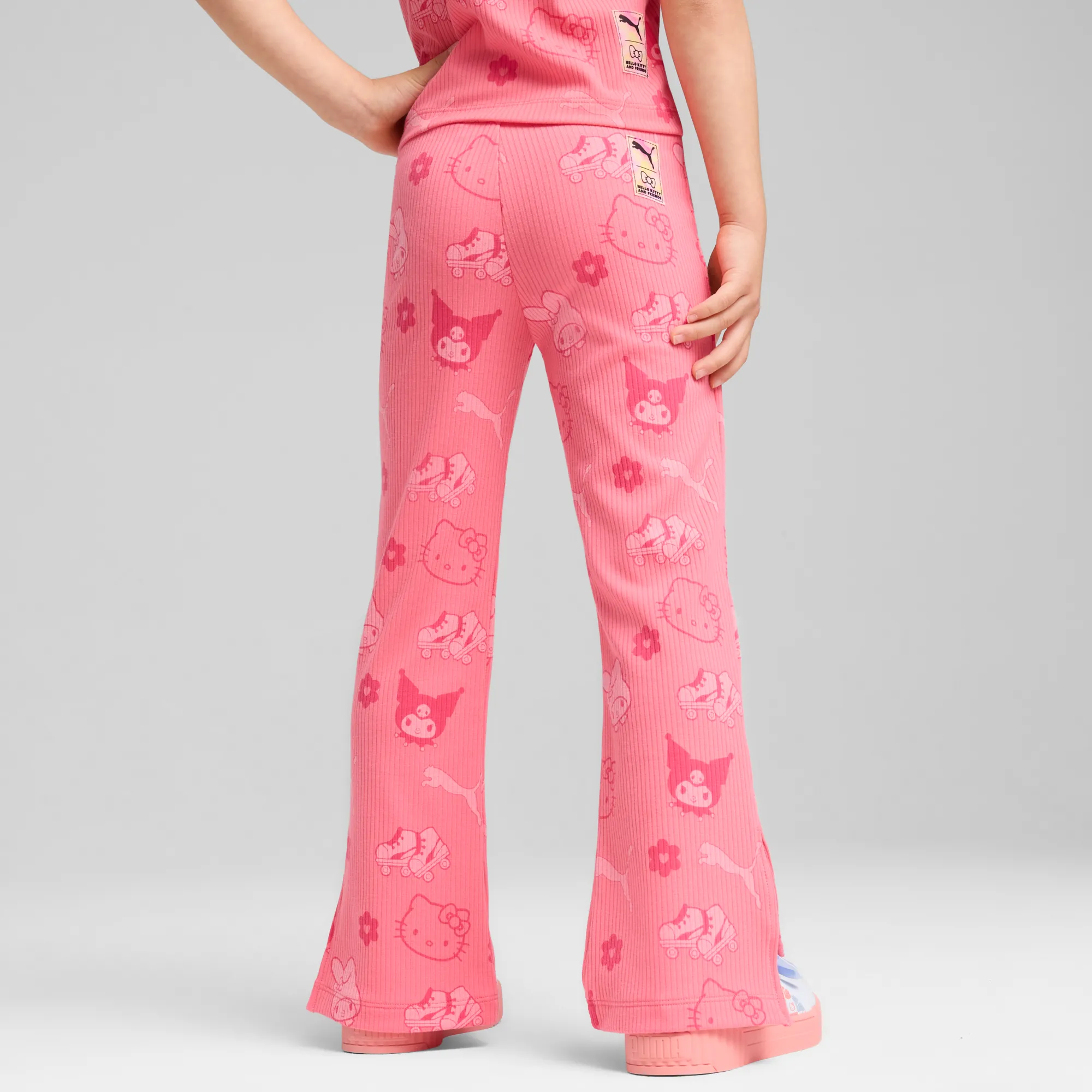 Kids PUMA Hello Kitty and Friends x Kids Ribbed Flared Leggings