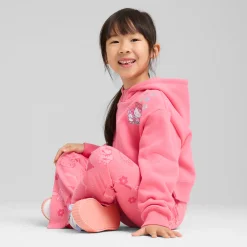 Kids PUMA Hello Kitty and Friends x Kids Relaxed Cropped Graphic Hoodie