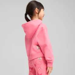 Kids PUMA Hello Kitty and Friends x Kids Relaxed Cropped Graphic Hoodie