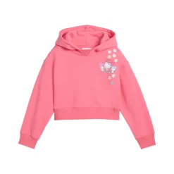 Kids PUMA Hello Kitty and Friends x Kids Relaxed Cropped Graphic Hoodie