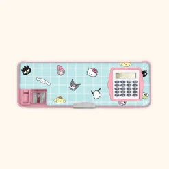 Studio Oh! Hello Kitty and Friends x Blue Grid Pencil Case