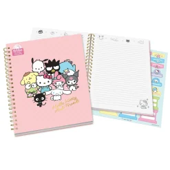 Studio Oh! Hello Kitty and Friends x Pink Pinstripe Extra-Large Spiral Notebook