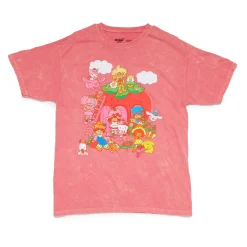 BIOWORLD Hello Kitty and Friends x Strawberry Shortcake Tie-Dye Tee