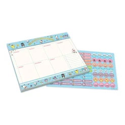 Studio Oh! Hello Kitty and Friends x College Letters Blue Weekly Desk Pad