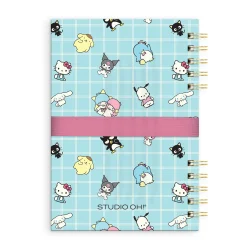 Studio Oh! Hello Kitty and Friends x Blue Grid Harper Notebook & Pen Set