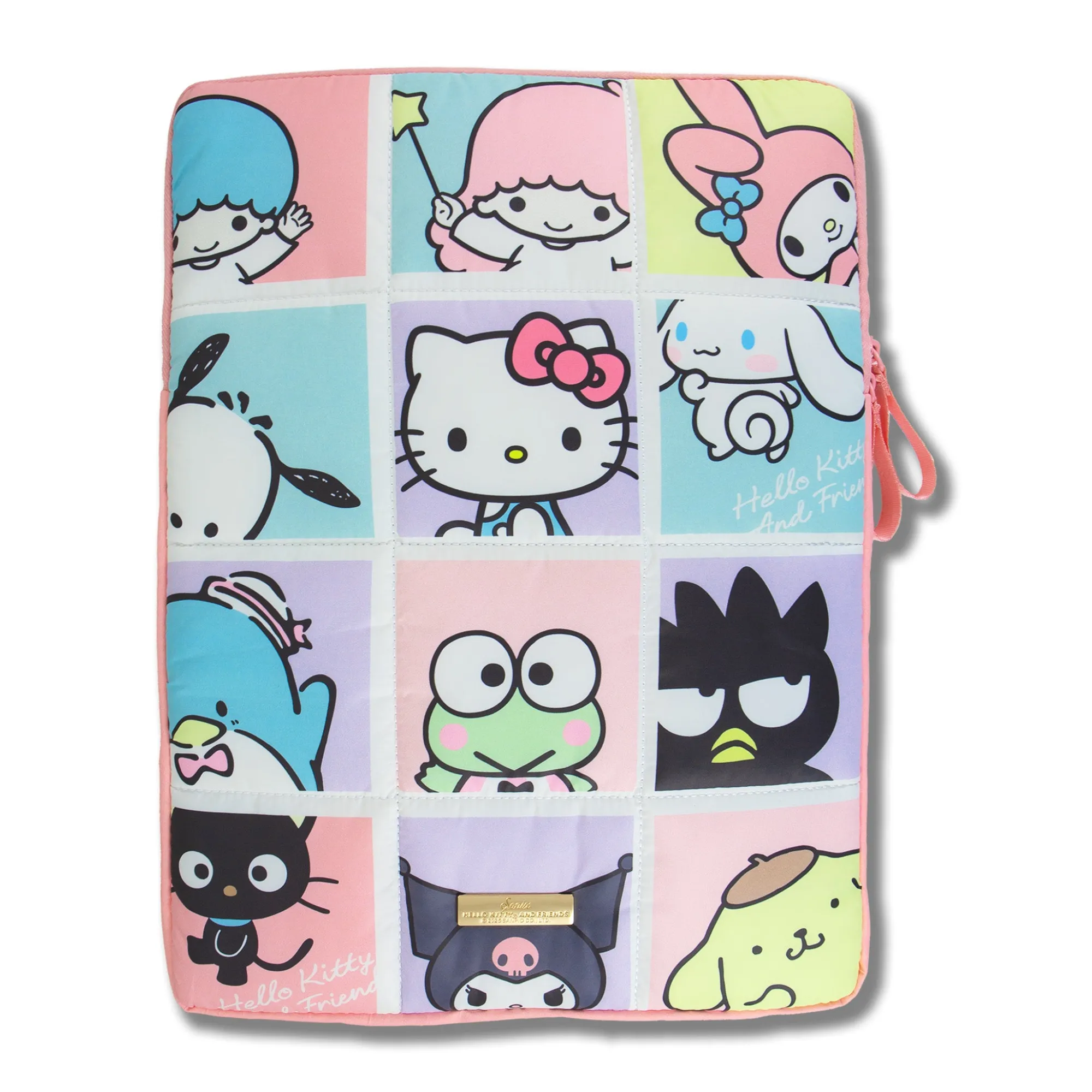 BySonix Inc. Hello Kitty and Friends x Sonix Grid Puffy Laptop Sleeve