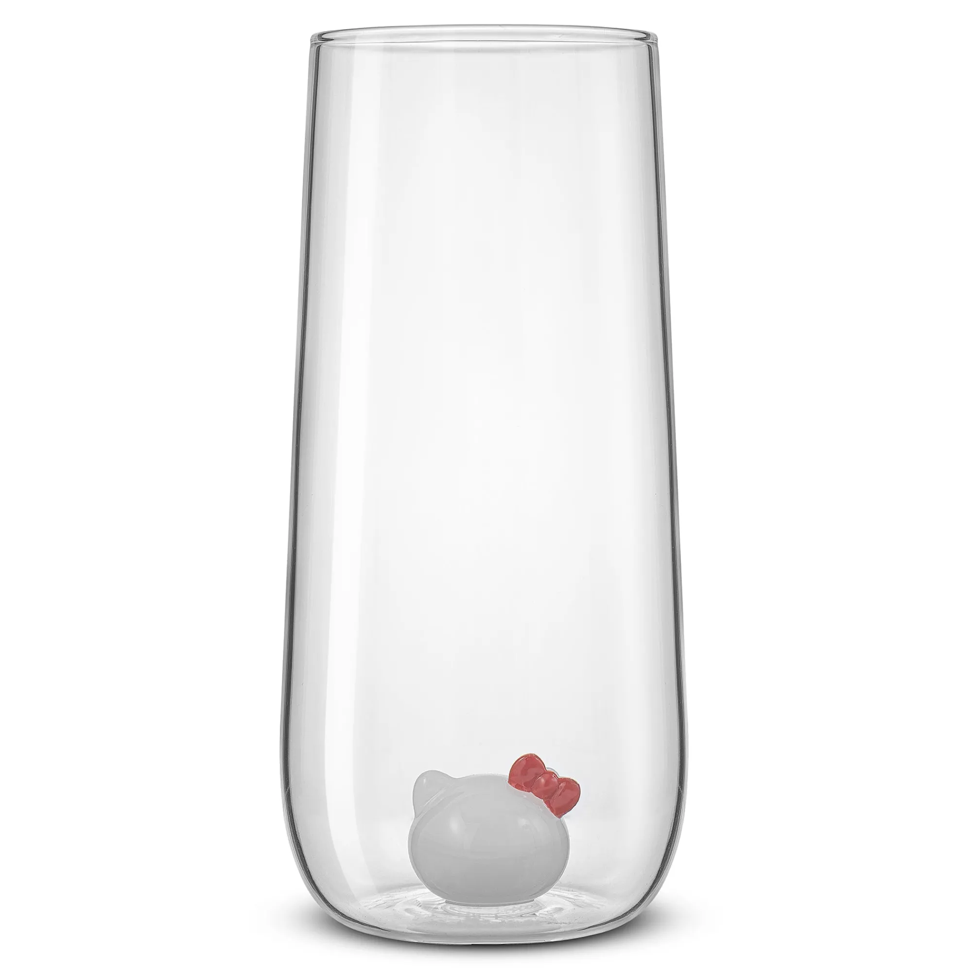 JoyJolt Hello Kitty and Mimmy 3D Icon Tall Drinking Glasses (Set of 2)
