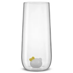 JoyJolt Hello Kitty and Mimmy 3D Icon Tall Drinking Glasses (Set of 2)
