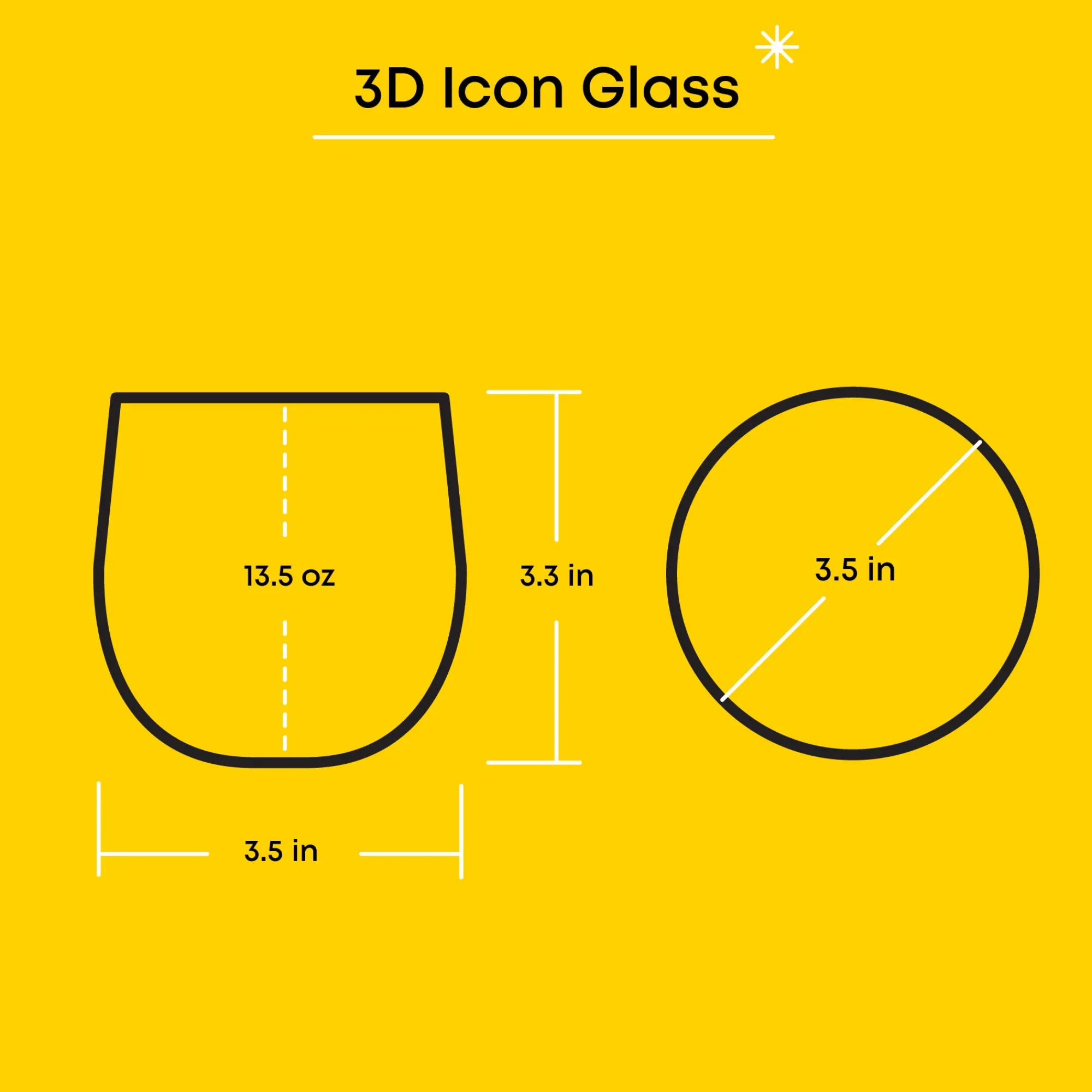 JoyJolt Hello Kitty and Mimmy 3D Icon Short Drinking Glasses (Set of 2)
