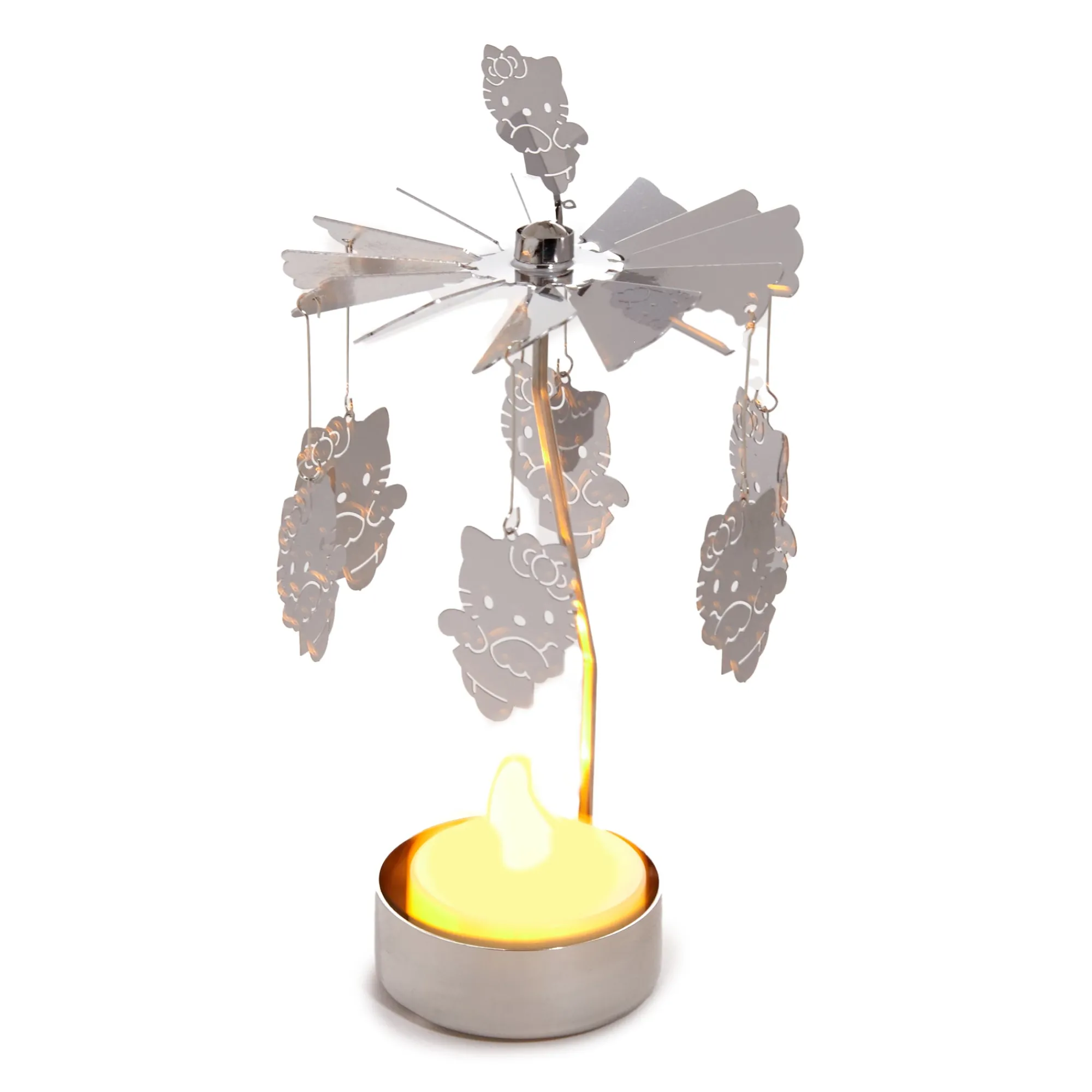 HUNET Hello Kitty Angel Candle Carousel