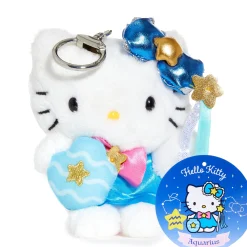NAKAJIMA CORPORATION Hello Kitty Aquarius Plush Keychain Mascot (Zodiac Series)