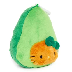 NAKAJIMA CORPORATION Hello Kitty Avocado Plush Mascot Clip (Fruit & Veggie Series)