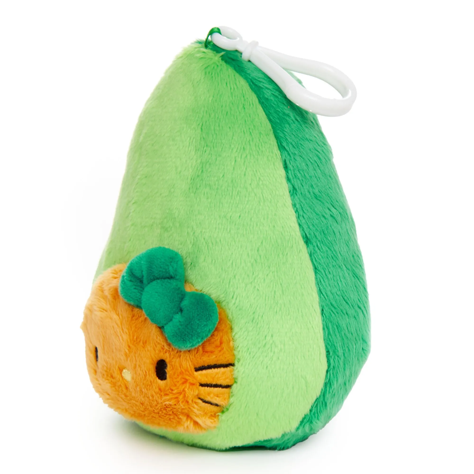 NAKAJIMA CORPORATION Hello Kitty Avocado Plush Mascot Clip (Fruit & Veggie Series)