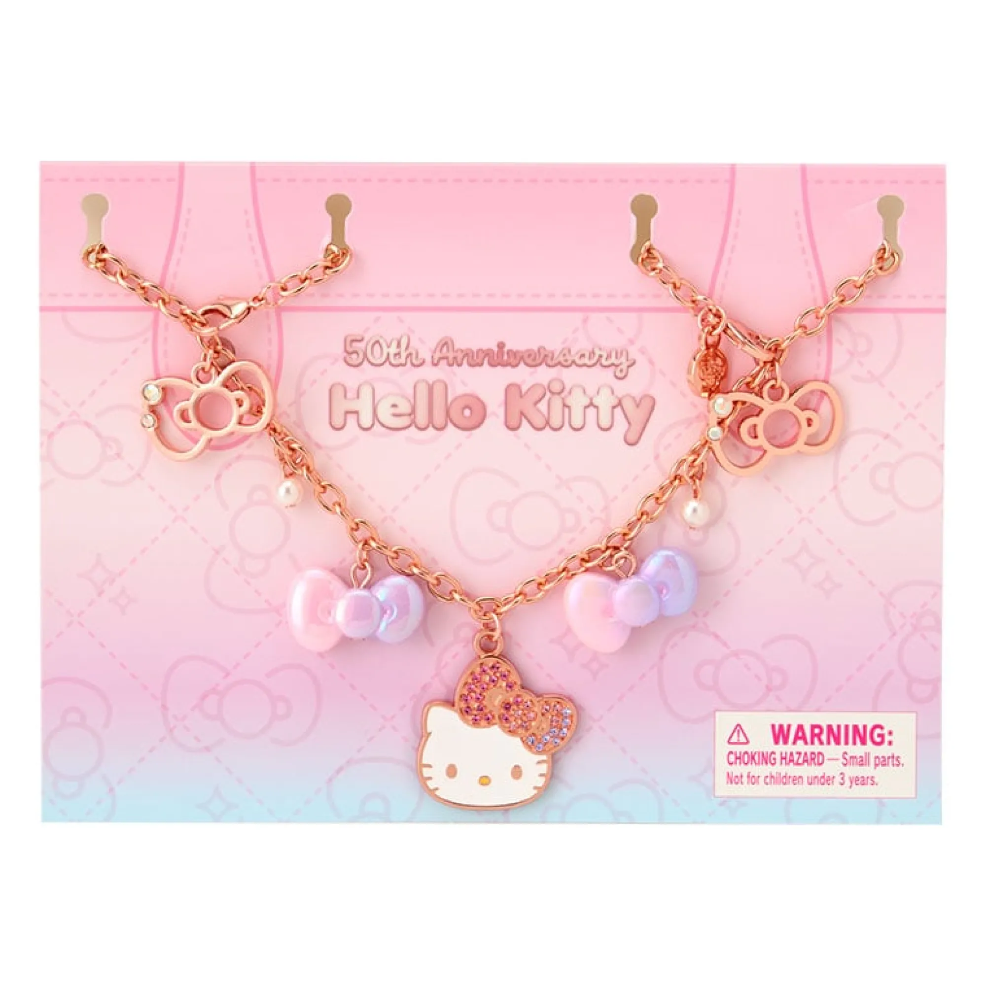 Japan Original Hello Kitty Bag Charm 50th Anniv. (Fashionable Ribbons Series)