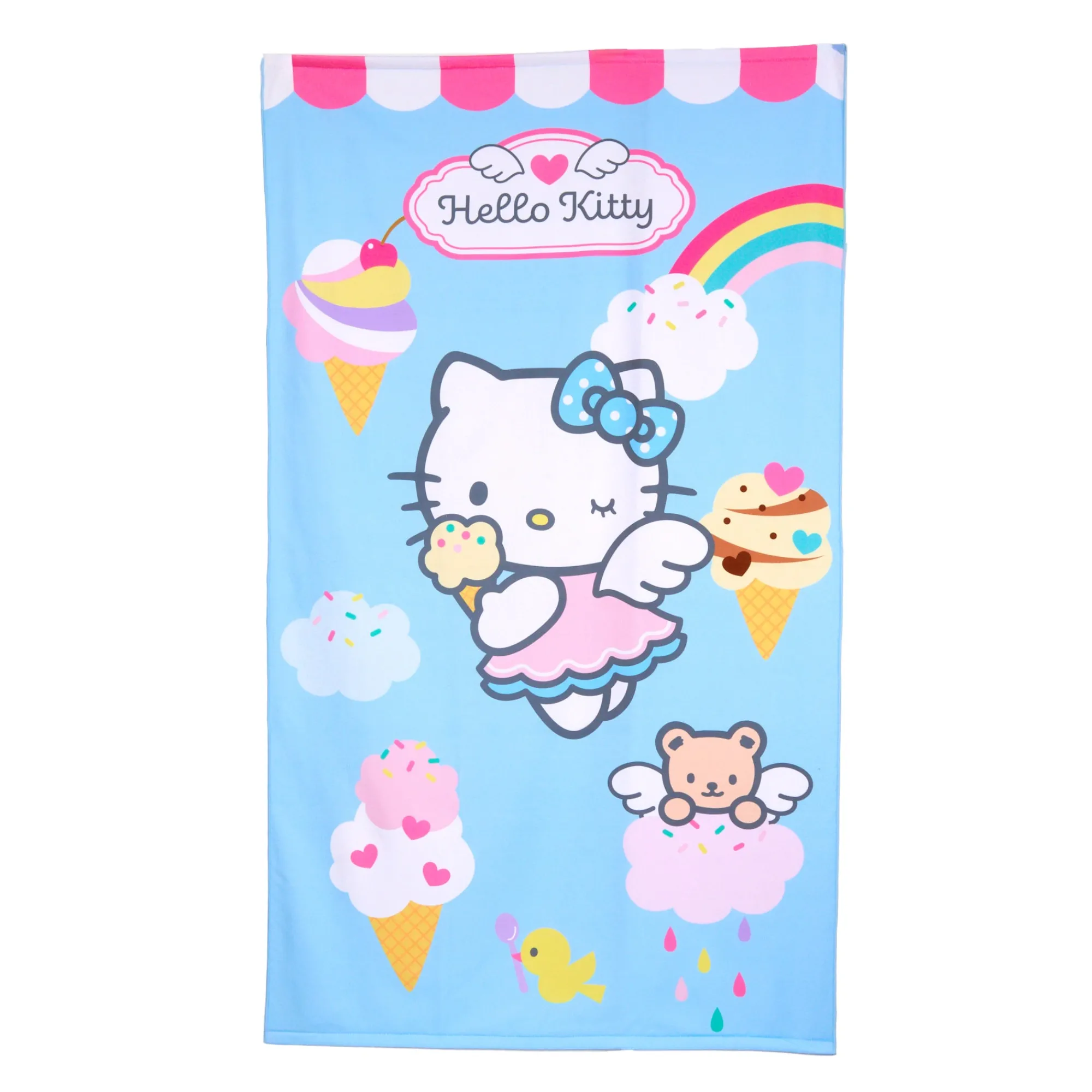 NAKAJIMA CORPORATION Hello Kitty Beach Towel (Ice Cream Dream Series)