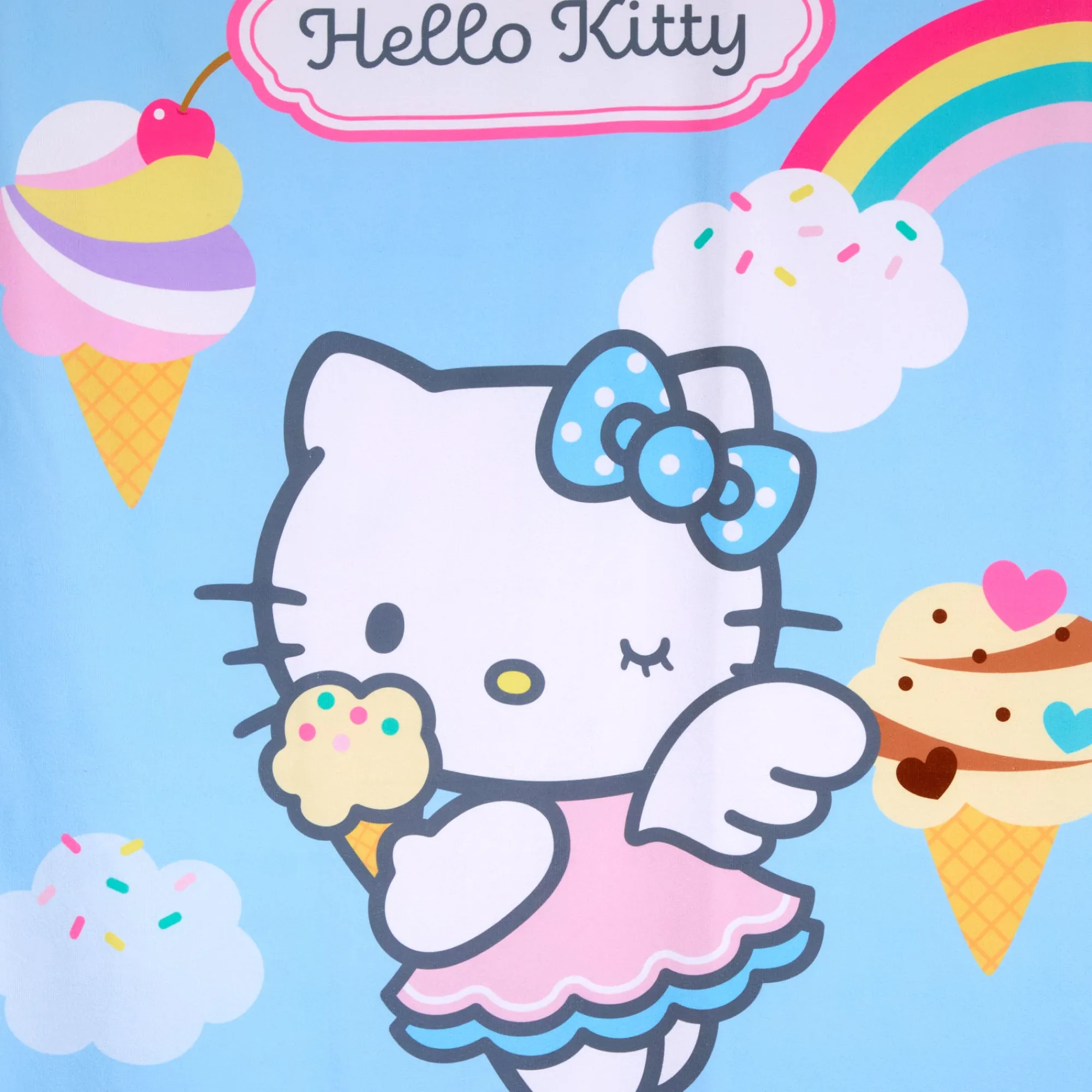 NAKAJIMA CORPORATION Hello Kitty Beach Towel (Ice Cream Dream Series)