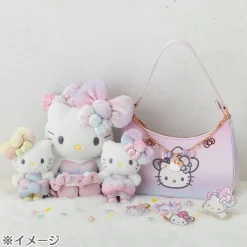 Japan Original Hello Kitty Beaded Bag Charm 50th Anniv. (Fashionable Ribbons Series)
