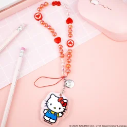 HAMEE Hello Kitty Beaded Charm Mobile Phone Wrist Strap