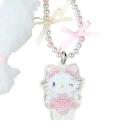 Japan Original Hello Kitty Beaded Smartphone Charm (Ballet Kitten Series)