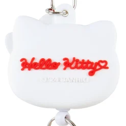 Japan Original Hello Kitty Bestie Face Badge Reel